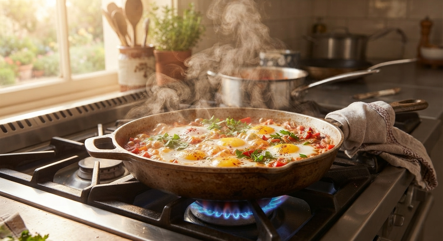 Почему шакшука вкуснее обычной яичницы