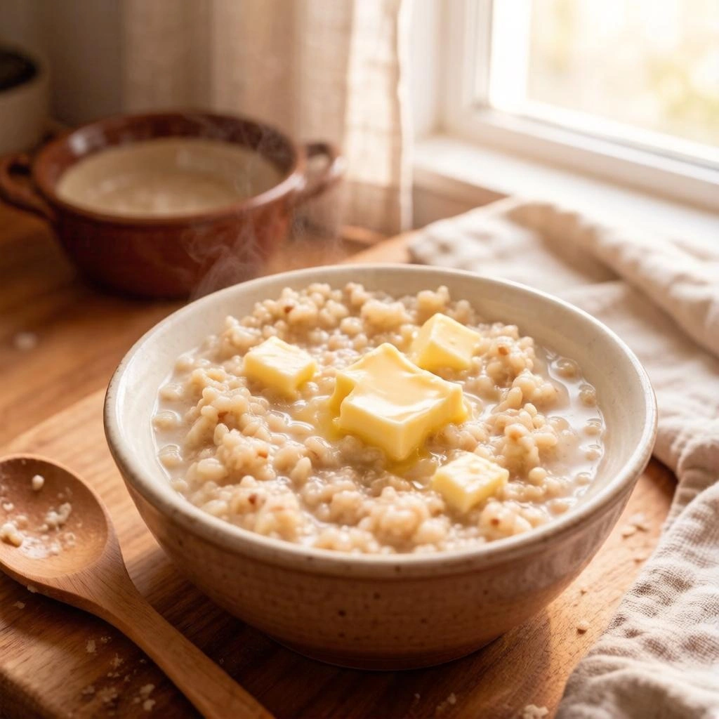 гречневая каша с маслом