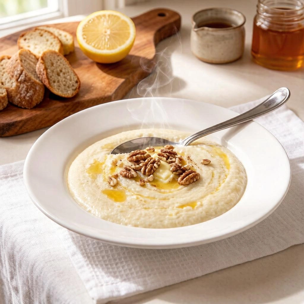 манная каша с орехами