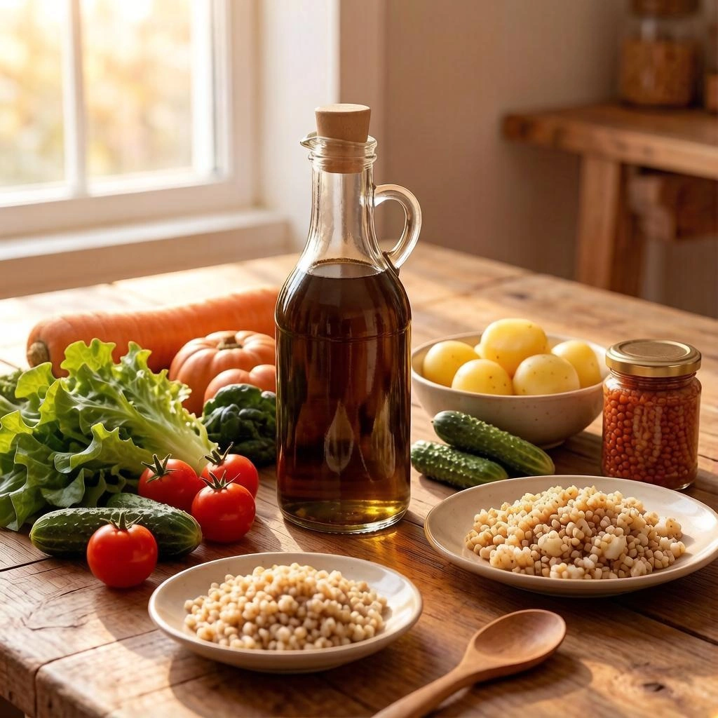тыквенное масло с продуктами