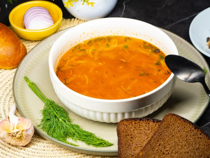 Рыбный суп с килькой